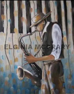 Sax Player (Original)